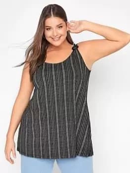 Yours Vest With Buckle - Black, Size 22-24, Women