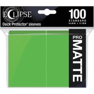 Ultra Pro Eclipse Matte Lime Green Standard Sleeves (100 Sleeves)
