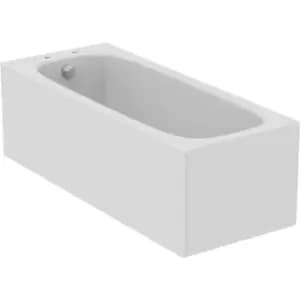 Ideal Standard i. life Single Ended Bath 1700mm x 700mm 2 Tap Holes in White Acrylic