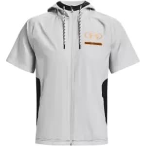 Under Armour Evolution Woven Short Sleeve Jacket Mens - Grey