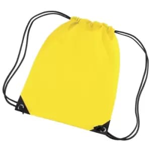 Bagbase Premium Gymsac Water Resistant Bag (11 Litres) (One Size) (Yellow)
