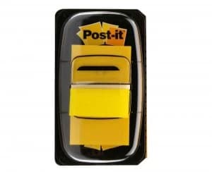 Post it Index Medium Tabs Yellow