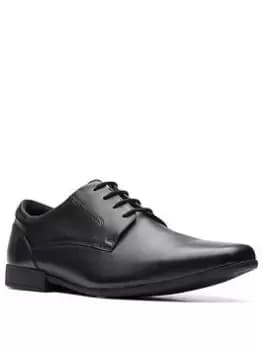 Clarks Sidton Lace Shoes, Black, Size 11, Men