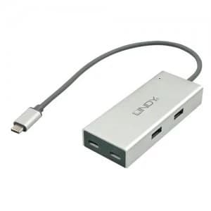 Lindy 43091 interface hub USB 3.2 Gen 1 (3.1 Gen 1) Type-C 5000 Mbit/s