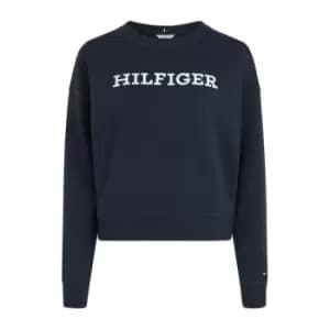 Tommy Hilfiger Reg Monotype Emb Sweatshirt - Blue