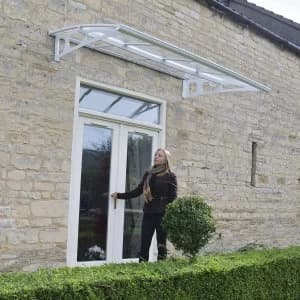 Palram Canopy Bordeaux 2230 - White Clear
