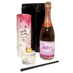 Personalised Mother's Day Prosecco and Reed Diffuser Gift Set