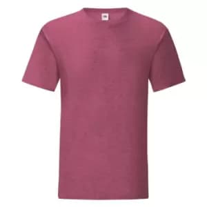 Fruit Of The Loom Mens Iconic T-Shirt (3XL) (Heather Burgundy)