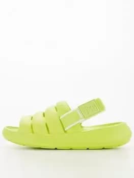 UGG Yeah Sport Flat Sandals, Green, Size 4, Women