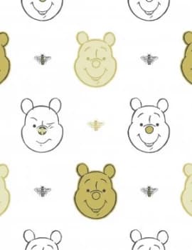 Disney Winnie the Pooh Bee Gold Wallpaper