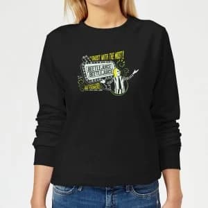 Beetlejuice The Ghost With The Most Womens Sweatshirt - Black - 5XL
