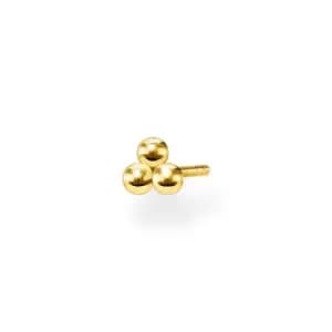 THOMAS SABO Gold Plated Dots Single Ear Stud