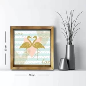 3030AHS-064 Multicolor Decorative Framed MDF Painting