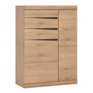 Kensington 2 Door 3 Drawer Cabinet In Oak Effect