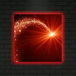 4040DACT-16 Multicolor Decorative LED Lighted Canvas Painting