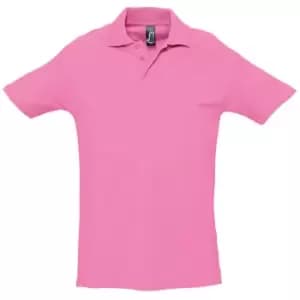 SOLS Mens Spring II Short Sleeve Heavyweight Polo Shirt (M) (Orchid Pink)