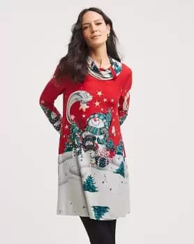 Joe Browns Snowy Scenes Christmas Tunic