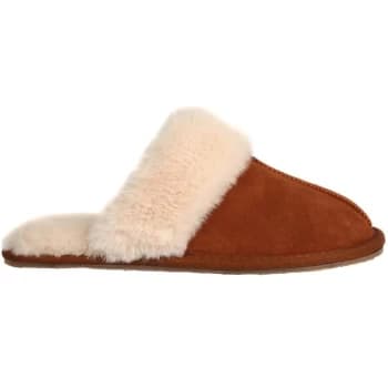Linea Suede Mule Slippers - Tan