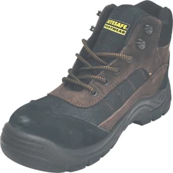 SSF05 Mens Brown/Black Safety Boots - Size 7