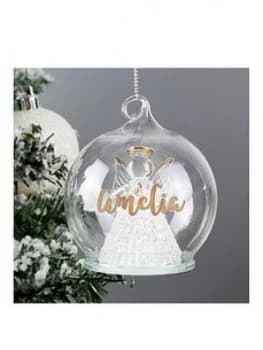 Personalsed Angel LED Bauble