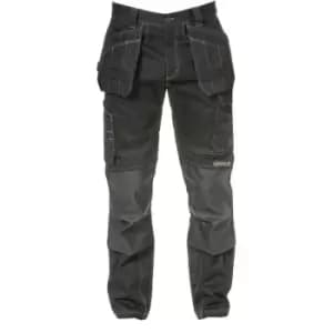 Caterpillar Mens Floor Layer Flex Trouser (30R) (Black) - Black