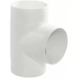 100mm 4 Round T Piece Connector