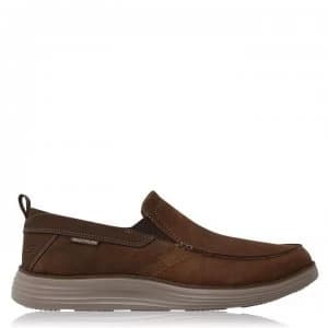 Skechers Status 2 Mens Slip On Shoes - Brown