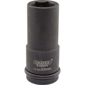 Draper Expert 3/4" Drive Deep Hexagon Impact Socket Metric 3/4" 23mm