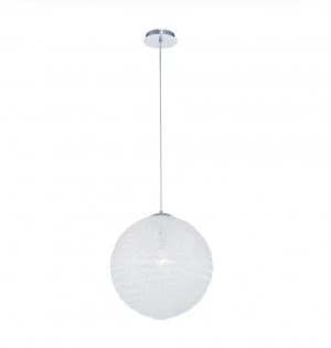 Globe Ceiling Pendant 40cm Round 1 x E27, Chrome