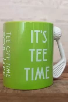 Personalised Golf Mug Its Tee Time - Green