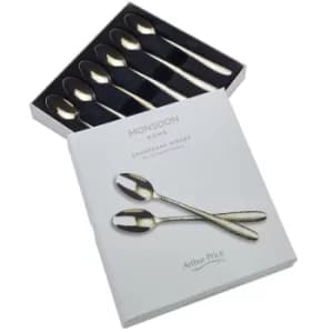 Arthur Price Monsoon Champagne Mirage 6 Sundae Spoons