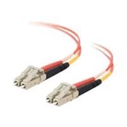 C2G 2m LC/LC LSZH Duplex 50/125 Multimode Fibre Patch Cable - Orange