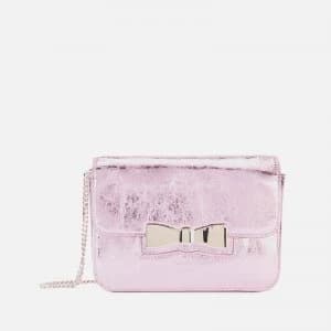 Ted Baker Womens Octavi Slotted Bow Cross Body Bag - Pink