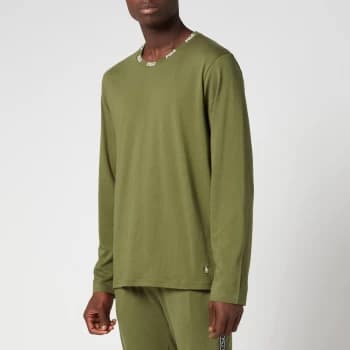 Polo Ralph Lauren Mens Liquid Cotton Long Sleeve Top - Supply Olive - M
