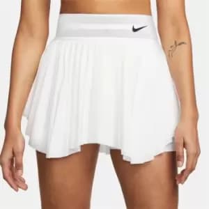 Nike Court Dri-FIT Slam Womens High-Rise Skirt - White