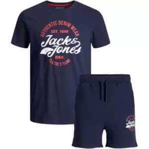 Jack and Jones Jack & Jones T-Shirt And Shorts Set Junior - Blue