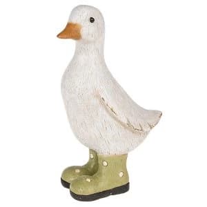 David's Polka Dot Duck Green Ornament