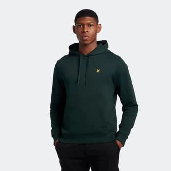 Mens Pullover Hoodie - Dark Green - S