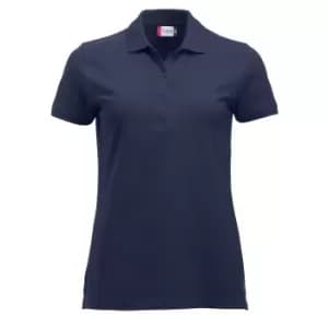 Clique Womens/Ladies Marion Polo Shirt (L) (Dark Navy)