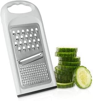 Metaltex Anti Slip Base Universal Grater, White
