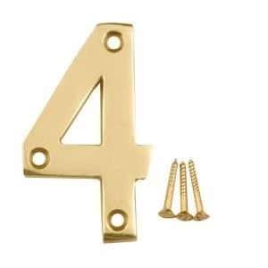 Brass House Number 4
