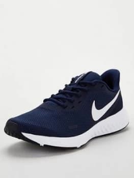 Nike Revolution 5 - Navy/White, Size 10, Men