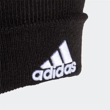 adidas Logo Beanie Unisex - Black / Black / White