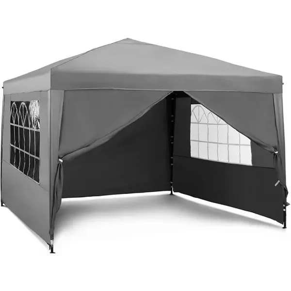 VonHaus Pop Up Gazebo including sides - Grey One Size