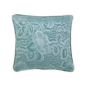 Ted Baker Magnolia Jacquard Cushion 45cm x 45cm, Teal