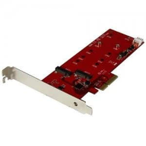 2x M.2 SSD Controller Card PCIe
