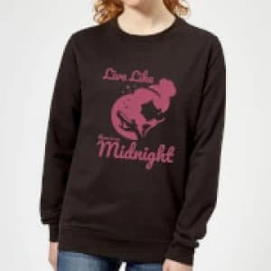 Disney Princess Midnight Womens Sweatshirt - Black