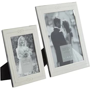Hotel Collection Knot Frame 8x10 - Silver