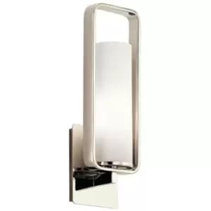Elstead City Loft - 1 Light Indoor Wall Light Polished Nickel, E27