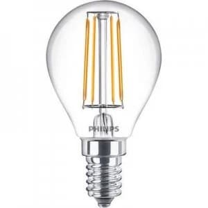 Philips Lighting LED (monochrome) EEC A++ (A++ - E) E14 Arbitrary 4.3 W = 40 W Warm white (Ø x L) 45mm x 82mm
